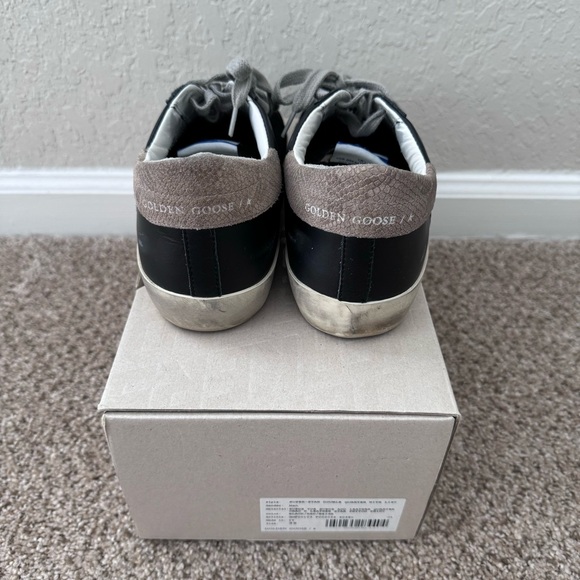 Golden Goose Super-Star Black & Red Star Low-Top Sneaker (Unisex) - Picture 5 of 8